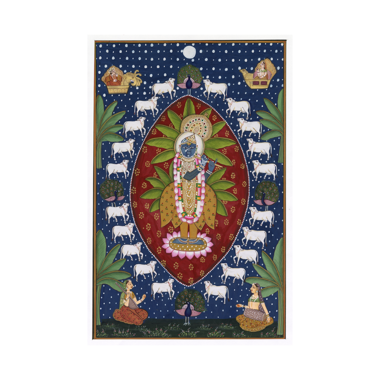 Contemporary Shrinath Ji Pichwai - Nakhrro