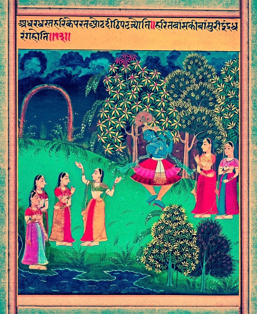 Krishna Playing Flute - Nakhrro