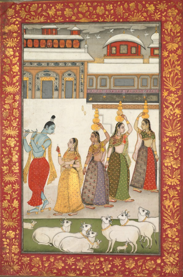 Krishna with Gopis - Nakhrro