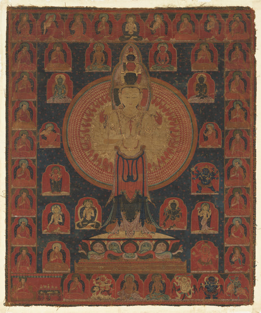 Avalokiteshvara Thangka – Tibetan Buddhist Art