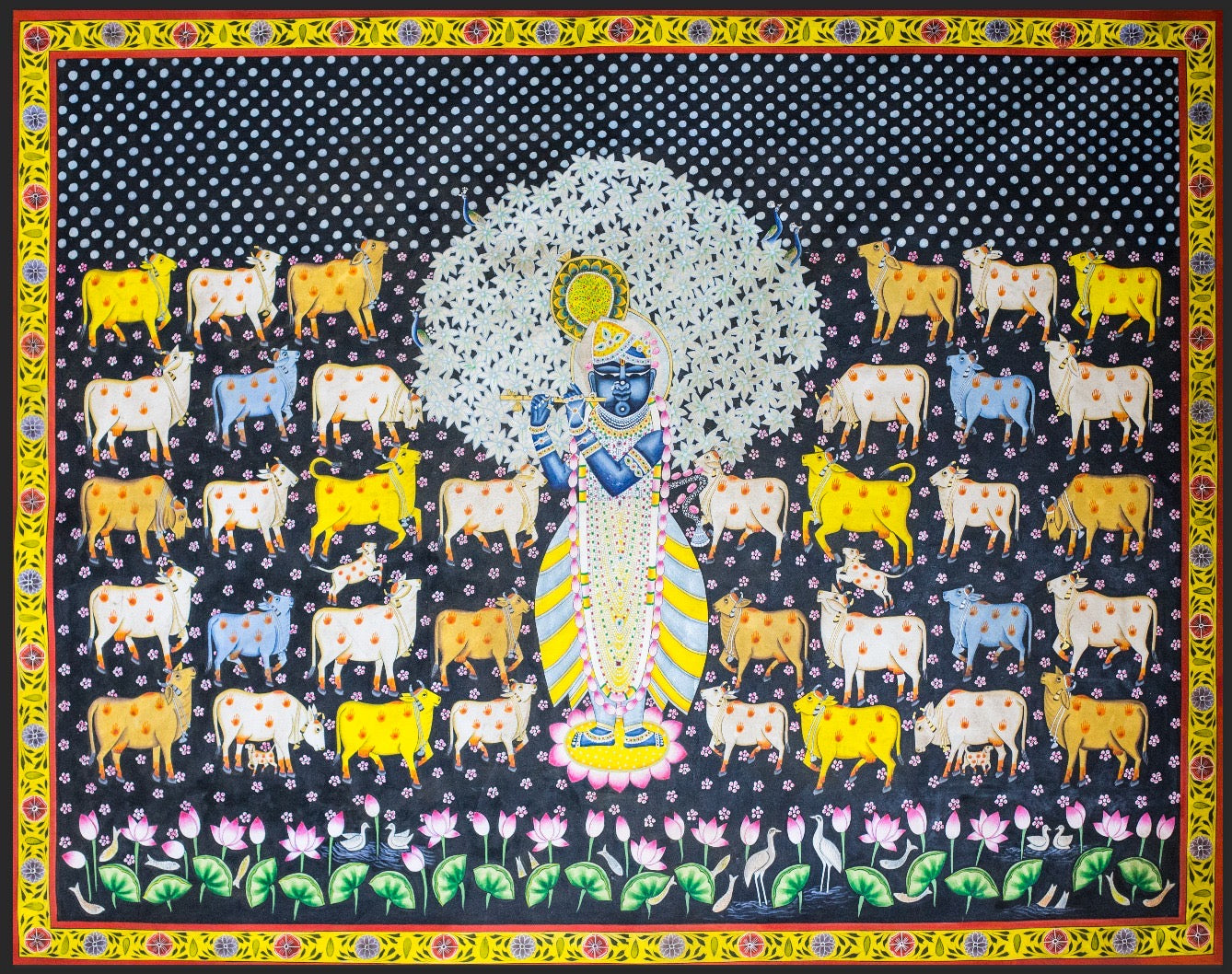 Gopashtami Shrinath Ji Pichwai - Nakhrro