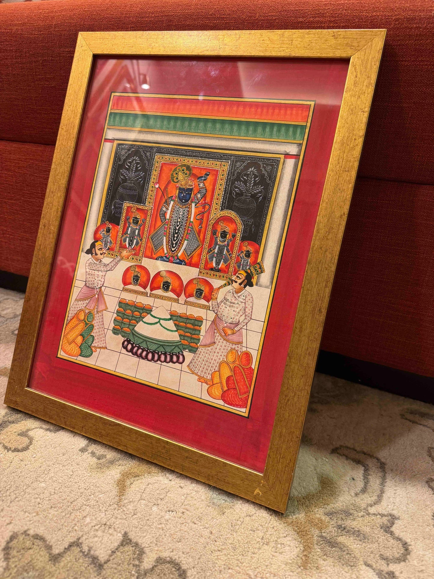 Annakoot Pichwai Framed Artwork