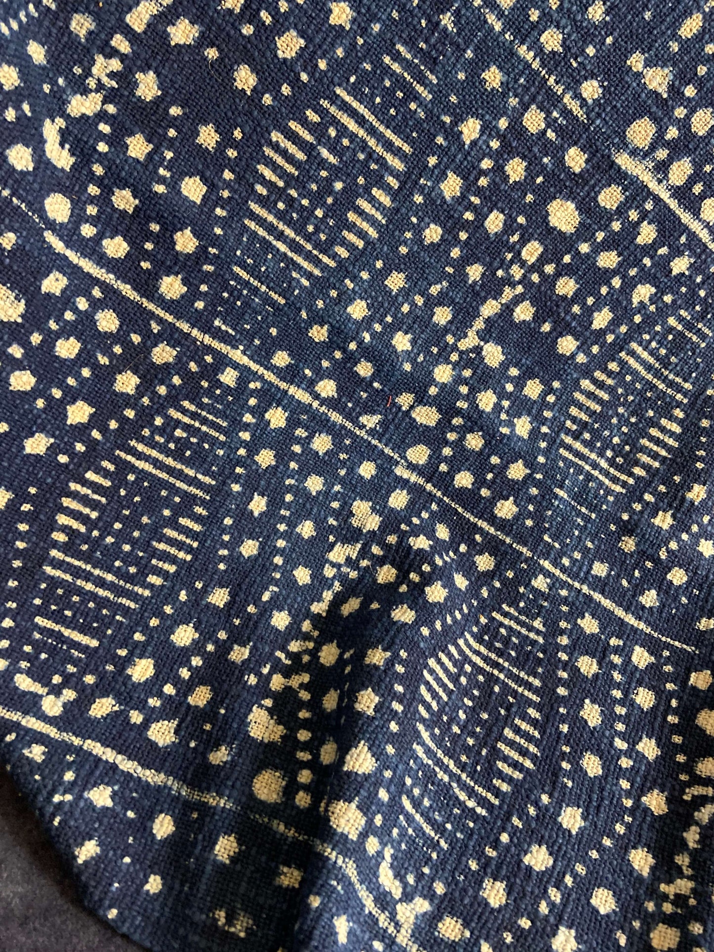 Indigo Starry Mud Throw - Nakhrro