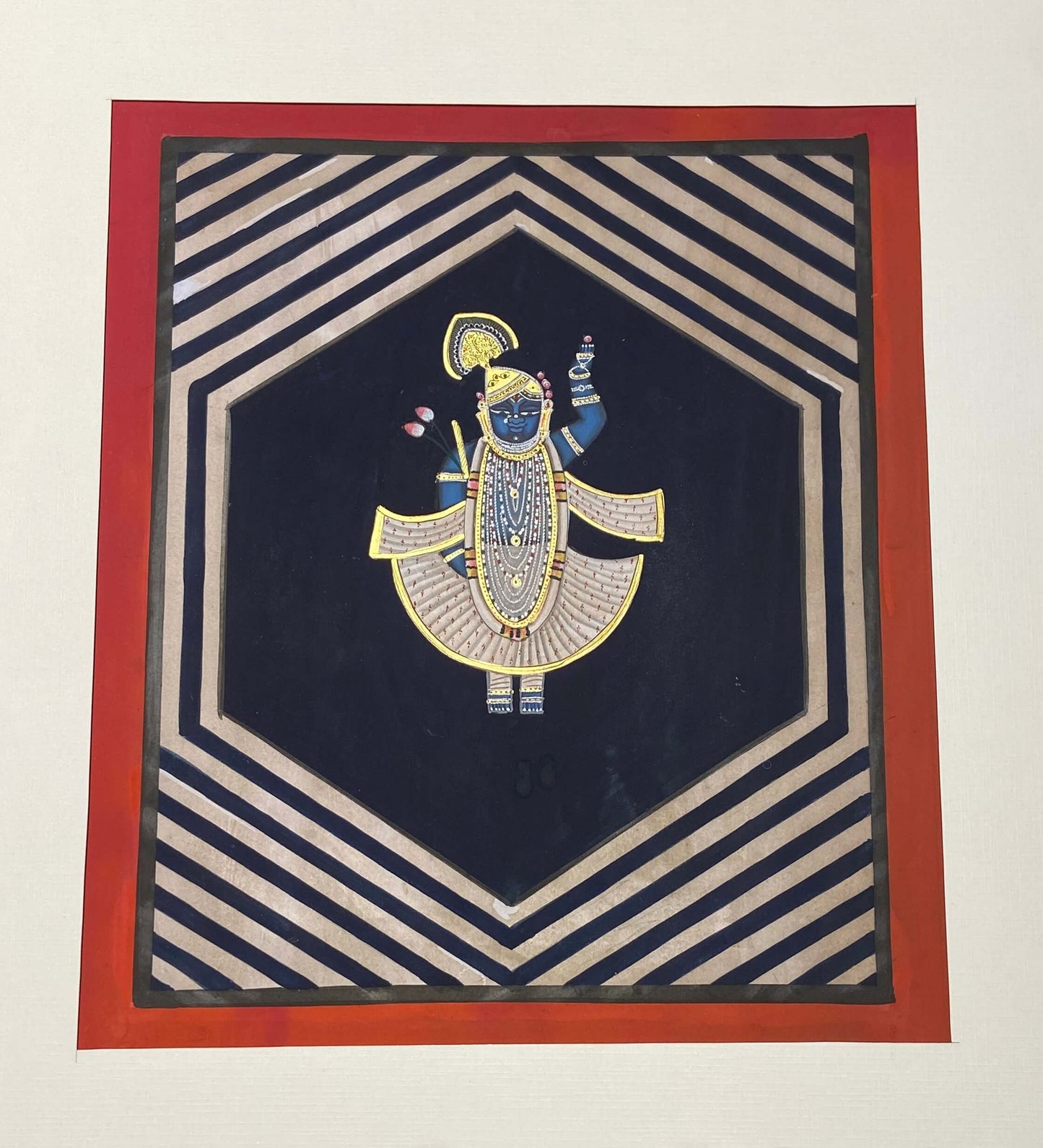 Geometric Shrinath Ji Pichwai - Nakhrro