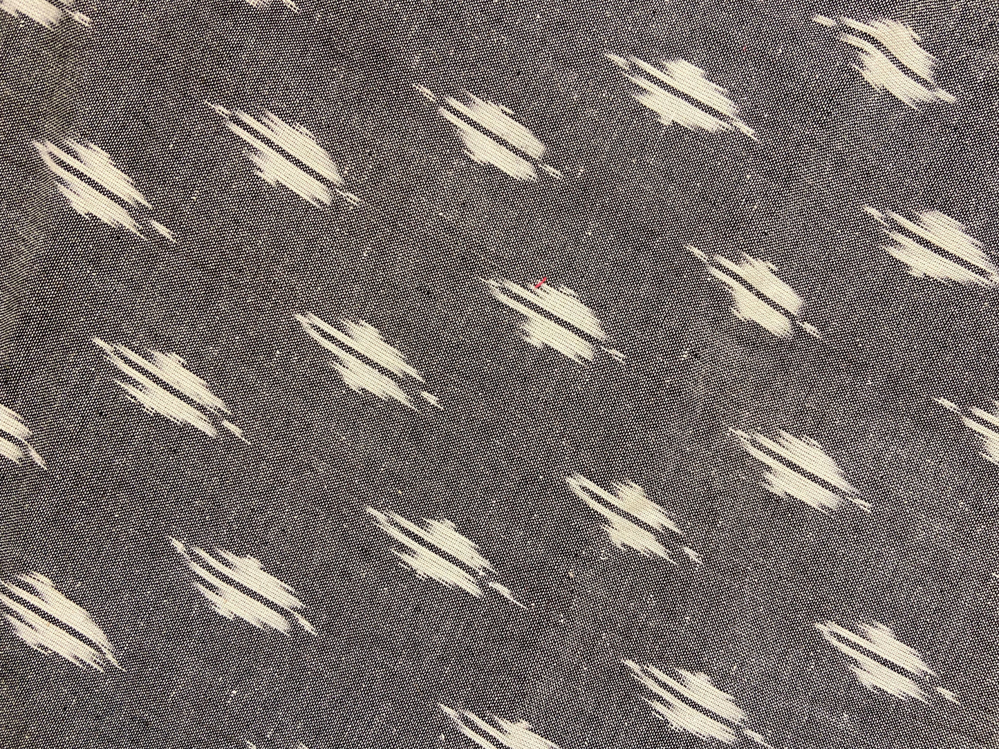 Grey Hand Weaved Pochampally Ikat Cotton Fabric - Nakhrro
