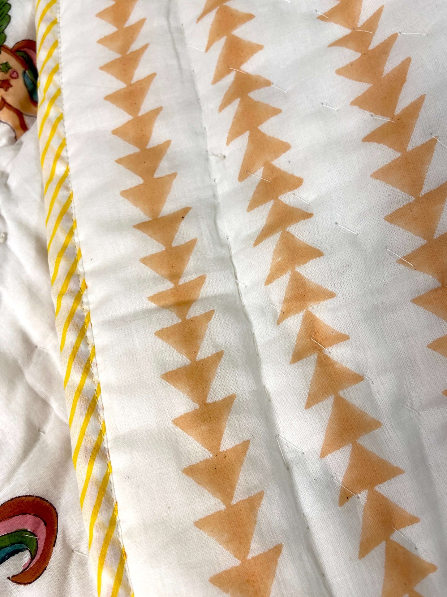 Unicorn Hand Block Baby Quilt - Nakhrro