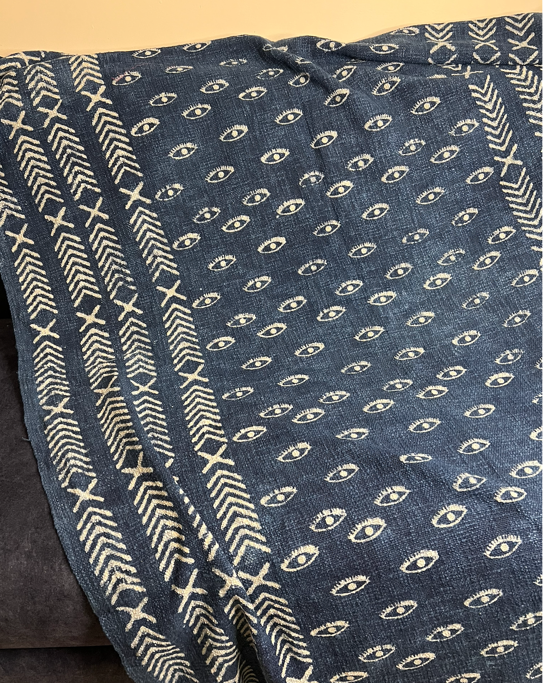 Indigo Evil Eye Throw - Nakhrro