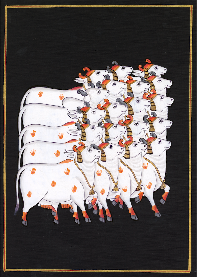 Cows of Pichwai - Nakhrro