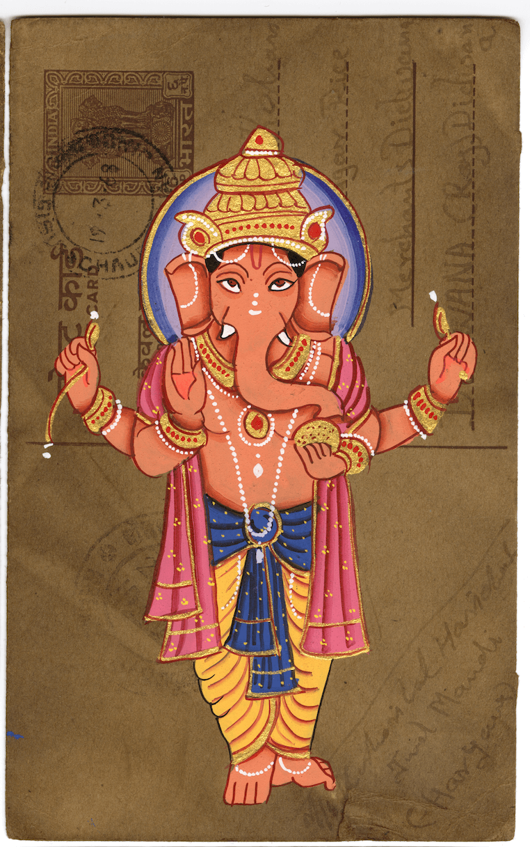 Standing Ganesha Postcard - Nakhrro