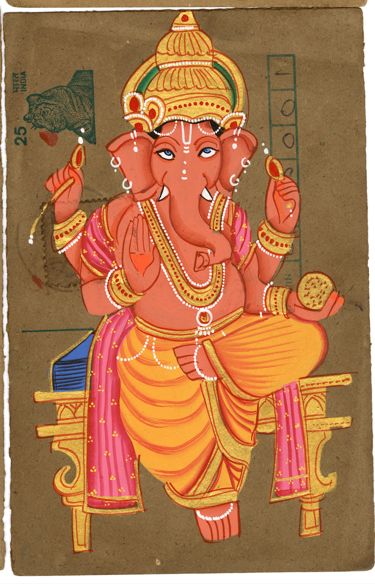 Gracious Ganesha Postcard - Nakhrro