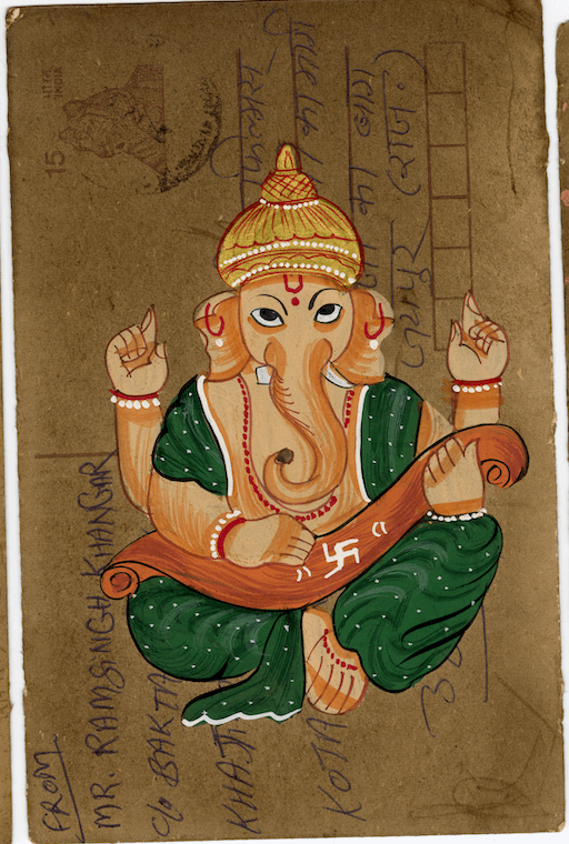 Ganesha Bahi-Khata Postcard - Nakhrro