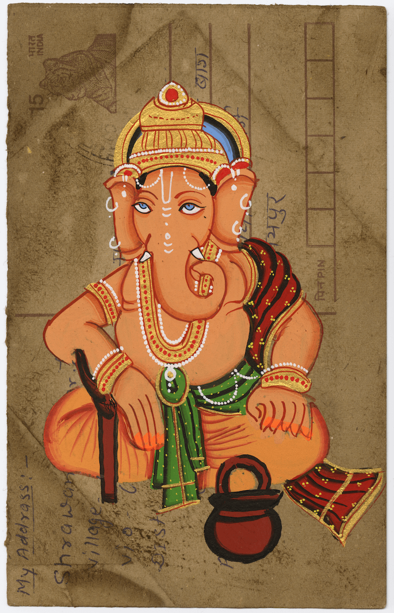 Ganesha In Shiva Roop Postcard - Nakhrro