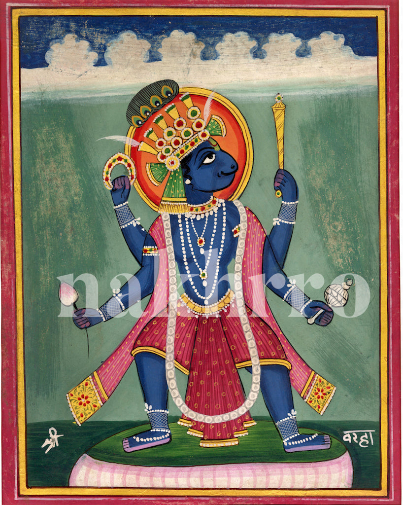 Varaha Vishnu Dasavatar Wall Art (Museum-Grade)