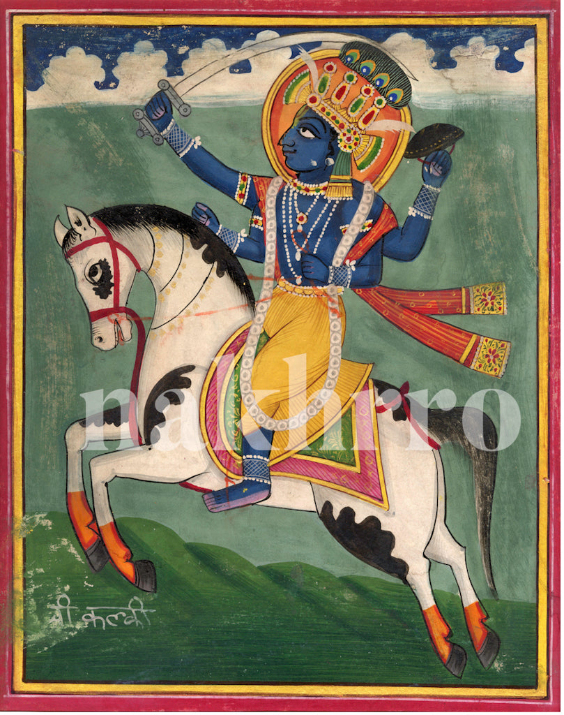 Kalki Vishnu Dasavatar Wall Art (Museum-Grade)