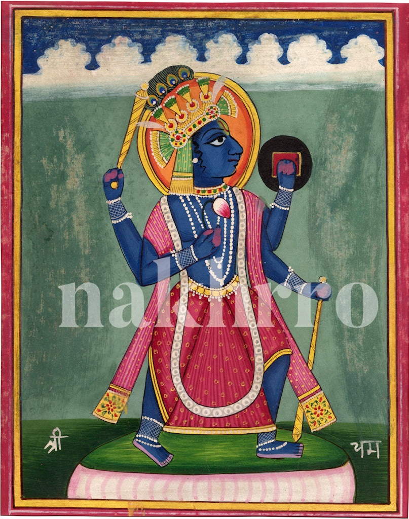 Yam Protector Vishnu Dasavatar Wall Art (Museum-Grade)