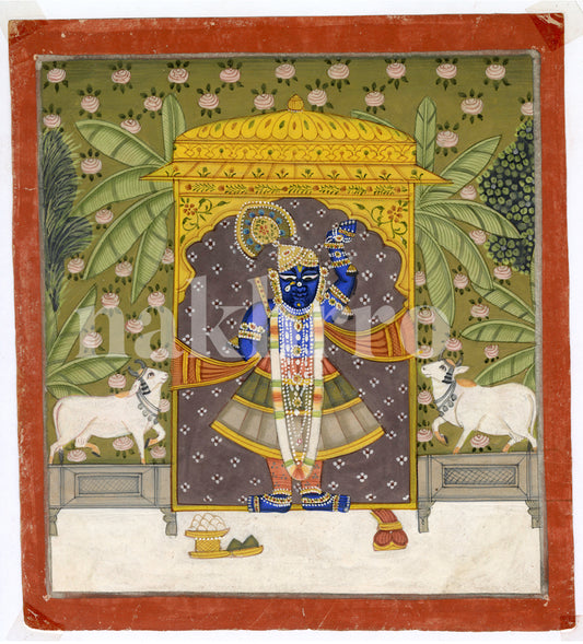 Gopashtami Shrinath Ji Darshan Pichwai