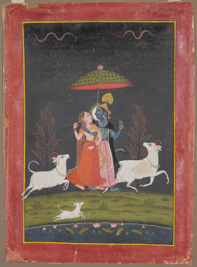 Radha Krishna at Night - Nakhrro