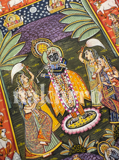 Shrinath Ji Pichwai- Sharad Poornima + Daan Leela - Nakhrro
