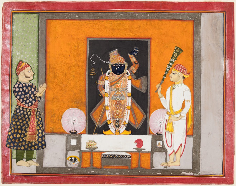 Shri Nathji Darshan Pichwai Art - Nakhrro