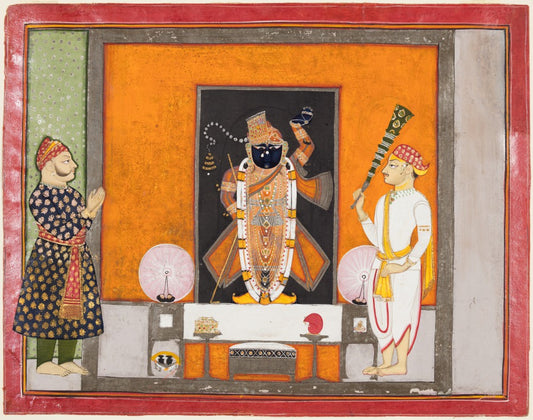 Shri Nathji Darshan Pichwai Art