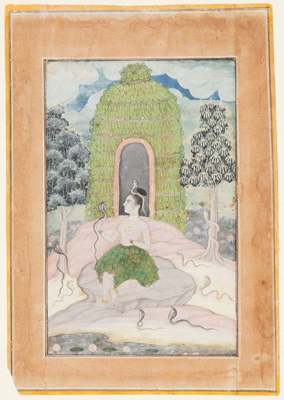 Lord Shiva in Forest Meditation - Nakhrro