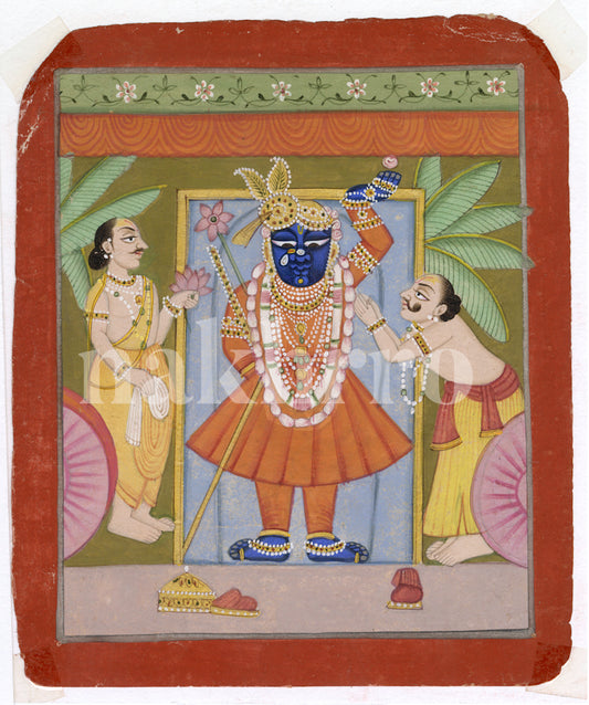 Shrinathji with Sevaks