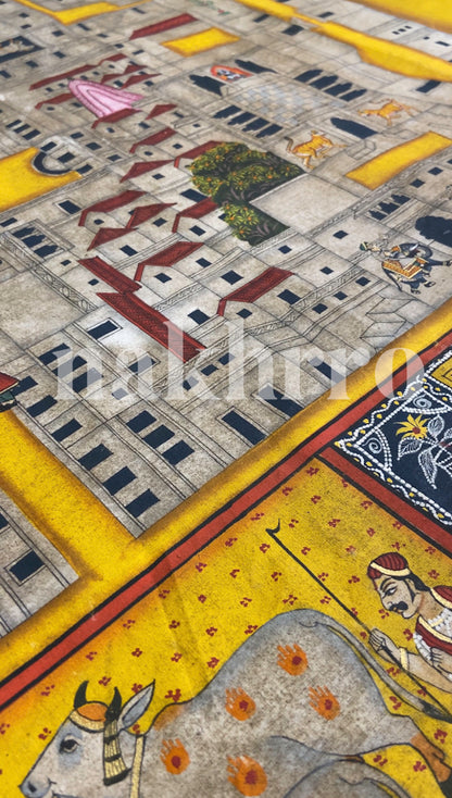 Temple Map Of Nathdwara Shrinath Ji Haveli Pichwai — product view 11