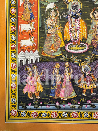 Shrinath Ji Pichwai- Sharad Poornima + Daan Leela - Nakhrro