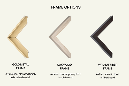 Frame options for Nakhrro museum-grade archival art prints