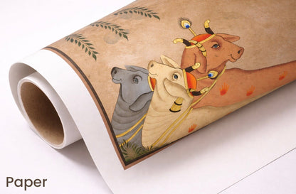 Antique Finish Kamdhenu Cows - Nakhrro