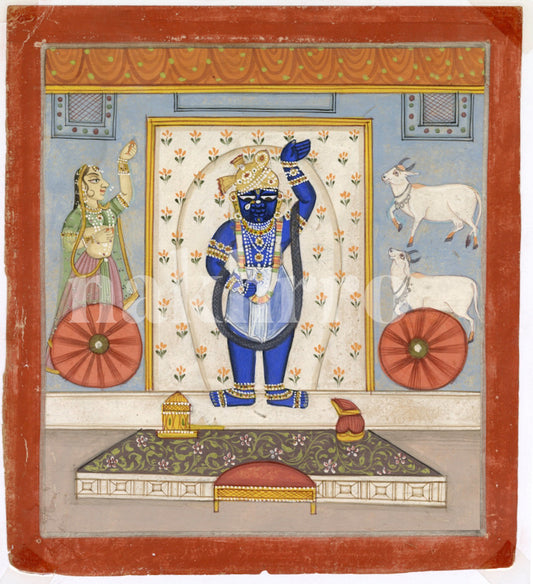Mangla Shrinath Ji Darshan Pichwai