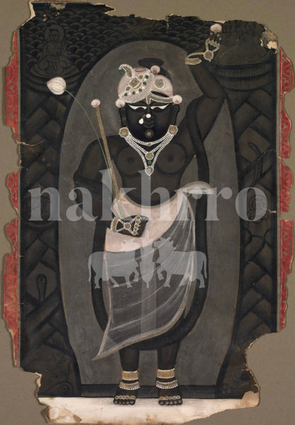 Mangla Aarti Shrinathji Darshan Pichwai - Nakhrro
