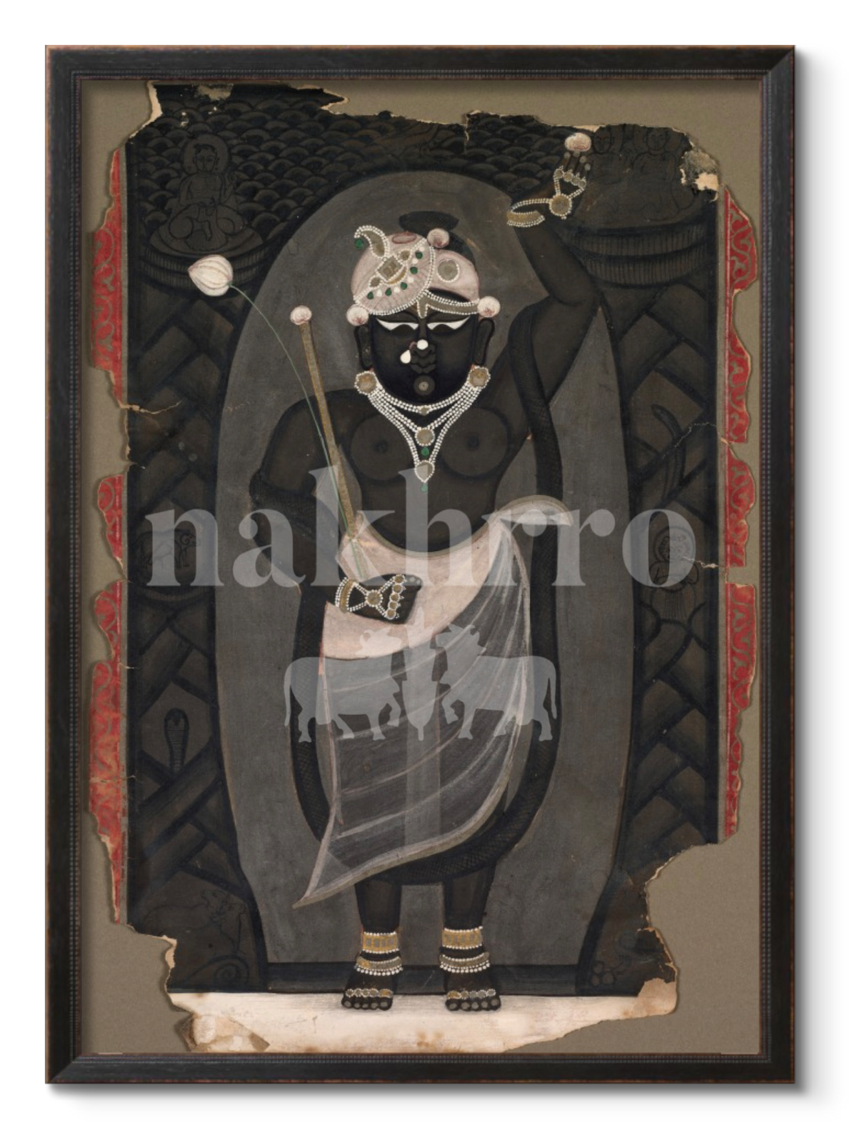Mangla Aarti Shrinathji Darshan Pichwai - Nakhrro