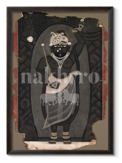 Mangla Aarti Shrinathji Darshan Pichwai - Nakhrro