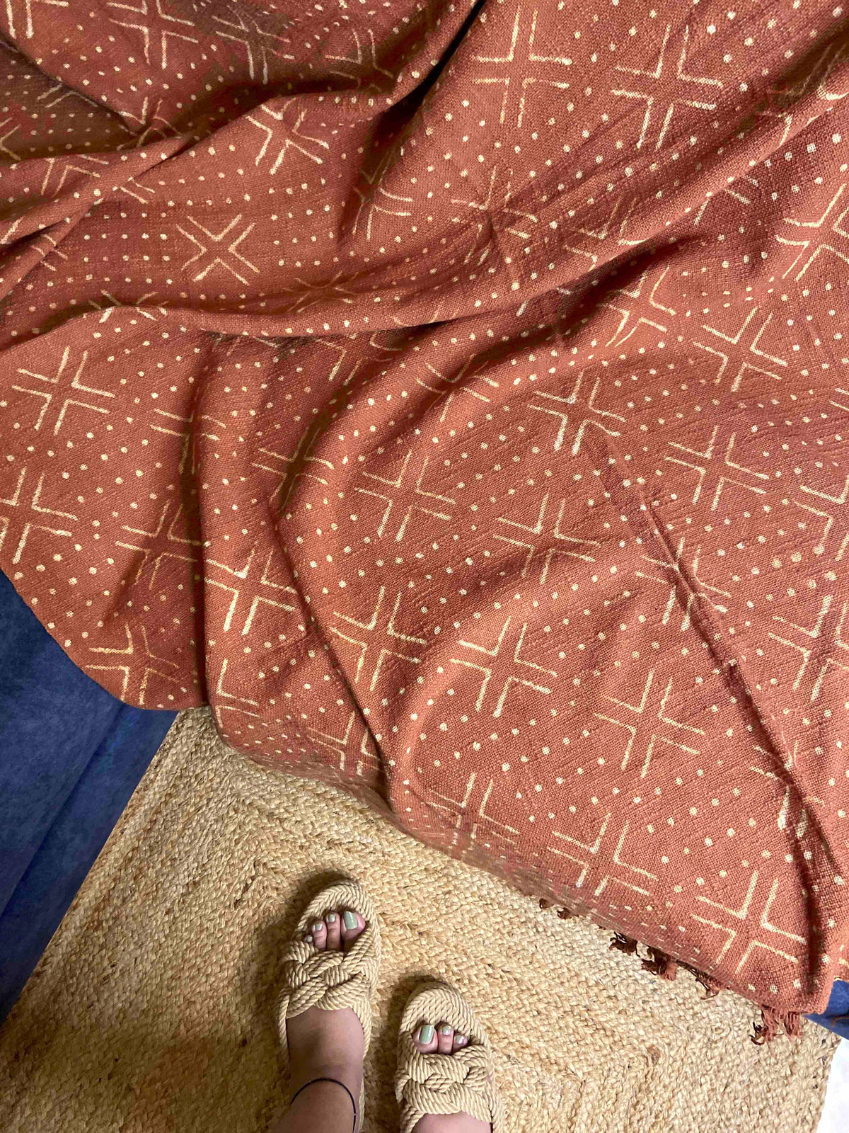 Mud Geometrical Throw - Nakhrro