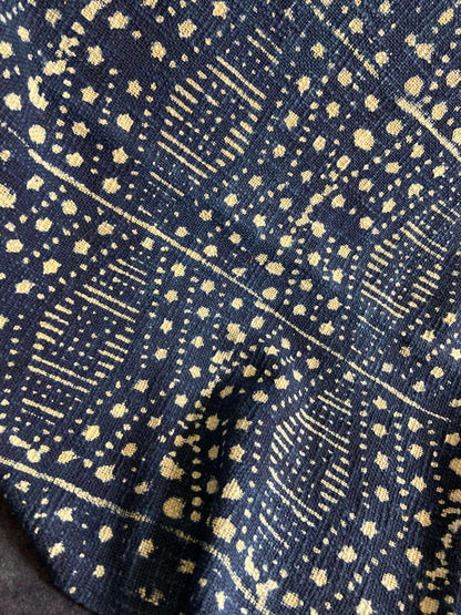 Indigo Starry Mud Throw - Nakhrro