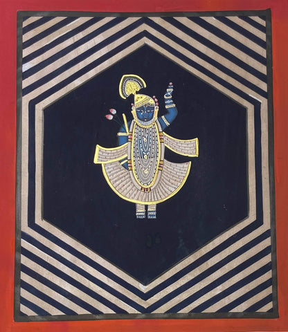 Geometric Shrinath Ji Pichwai - Nakhrro