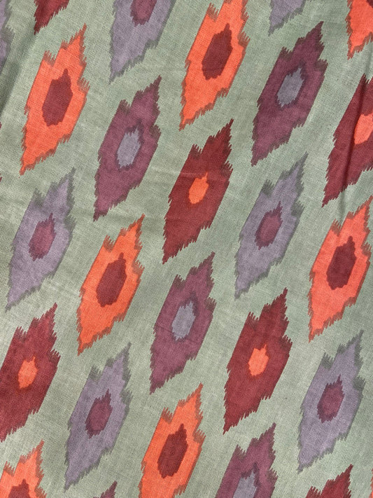 Ikat Print Cotton Cloth - Nakhrro