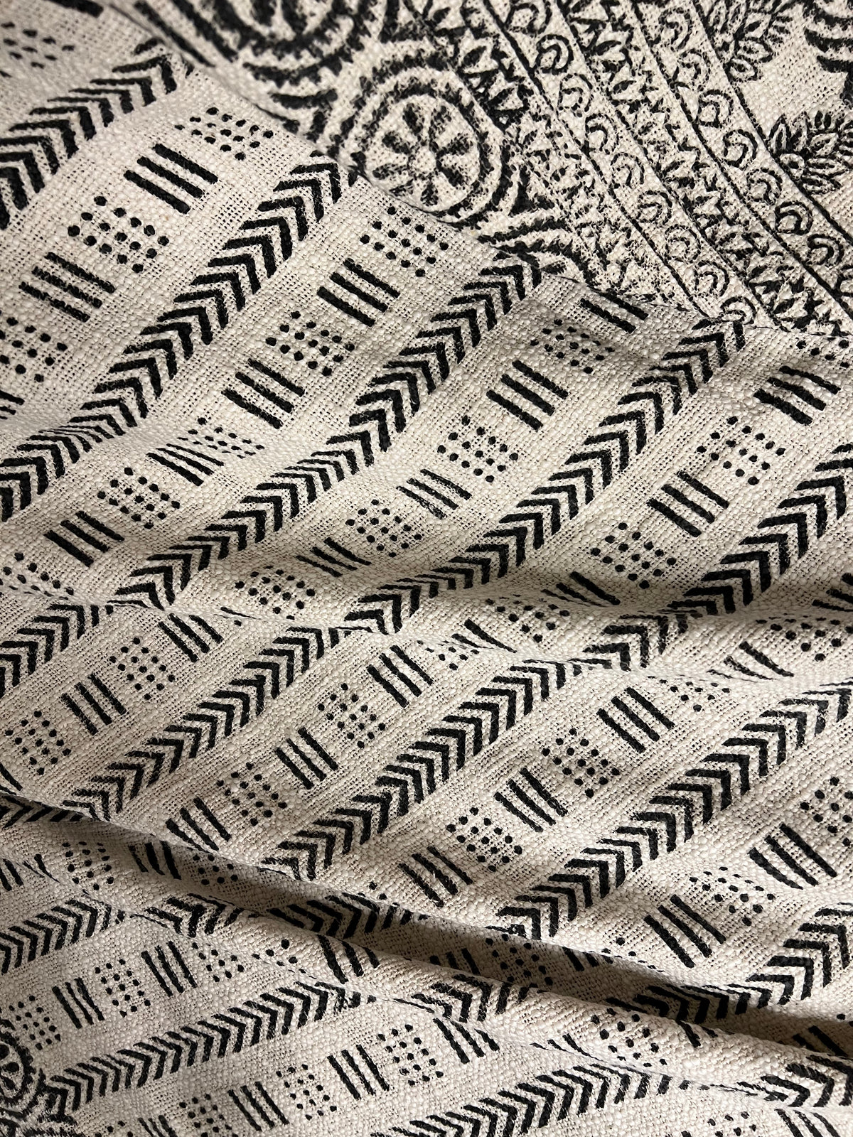 Black & White Tribal Print Throw - Nakhrro