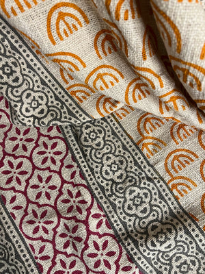 Geometrical Yellow Throw - Nakhrro