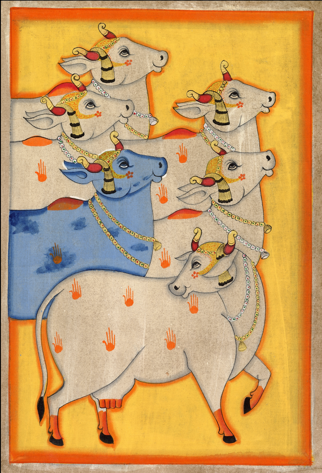 Yellow Cows of Pichwai - Nakhrro