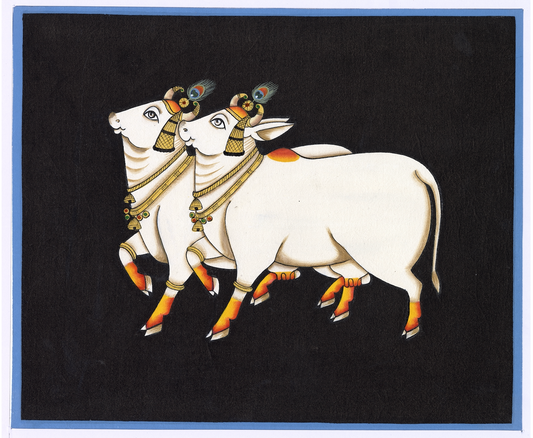 Pair Of Kamdhenu Cow - Nakhrro