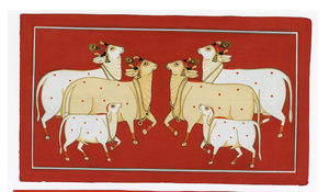 Red Cows Of Pichwai - Nakhrro