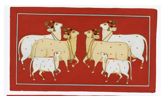 Red Cows Of Pichwai - Nakhrro