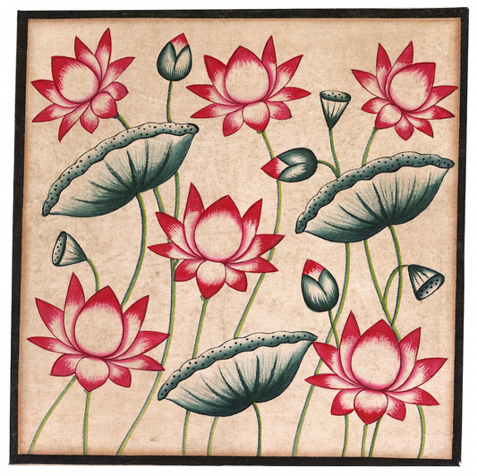 Shades Of Lotus Pichwai - Nakhrro