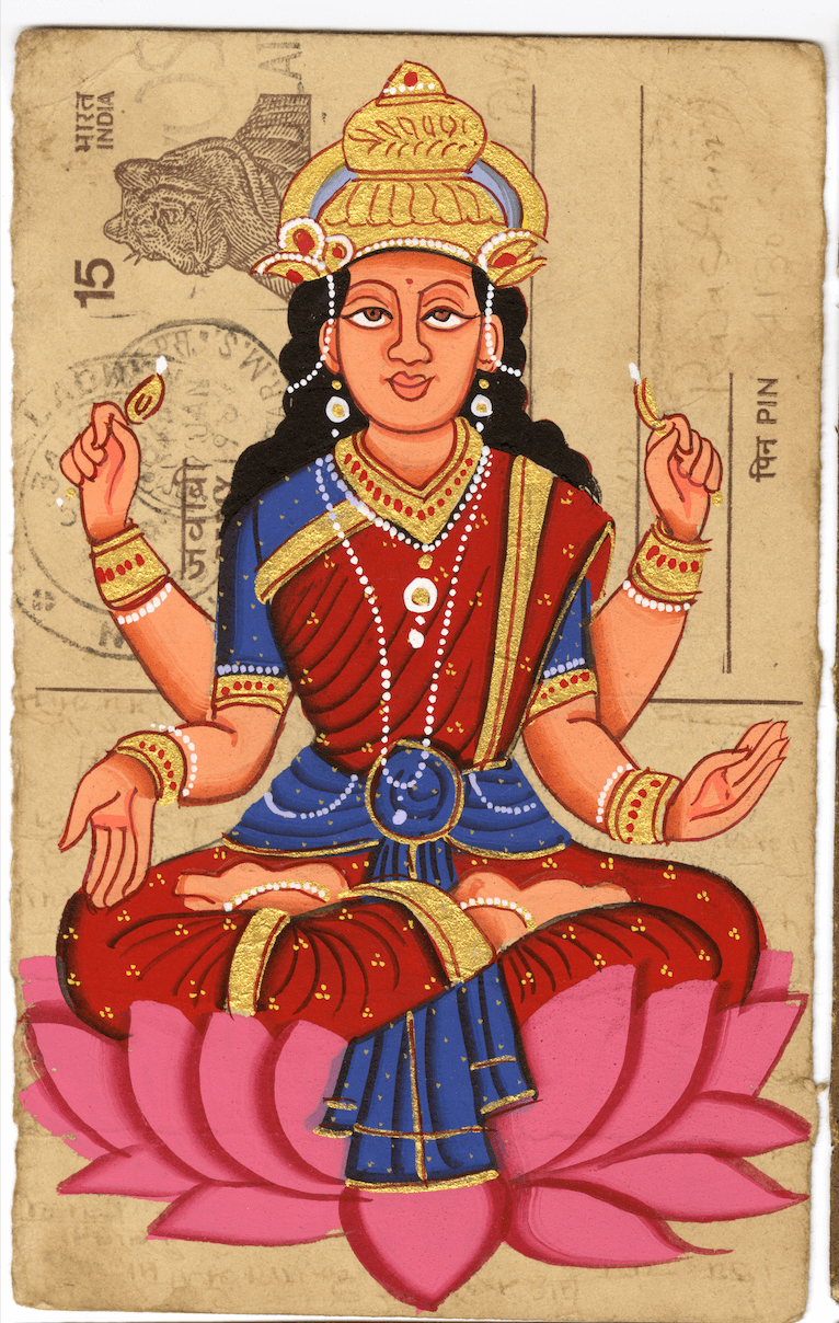 MahaLaxmi Ji Postcard - Nakhrro