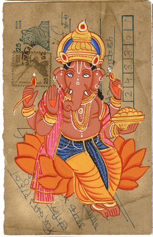 Maha Ganesha Postcard - Nakhrro
