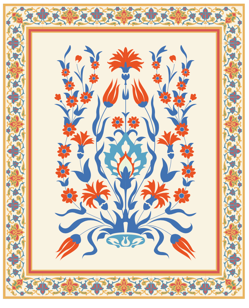 Turkish Floral Pattern Print
