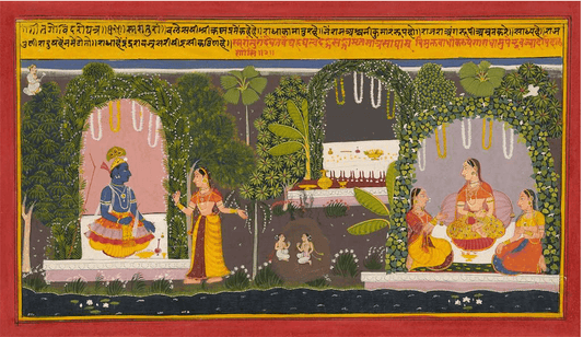Radha Krishna Rasik Scene from the Gita Govinda