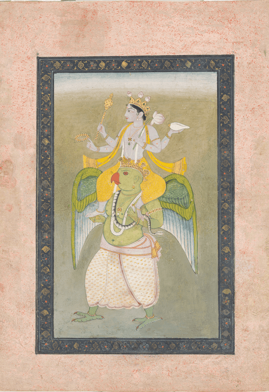 Lord Vishnu on Garuda